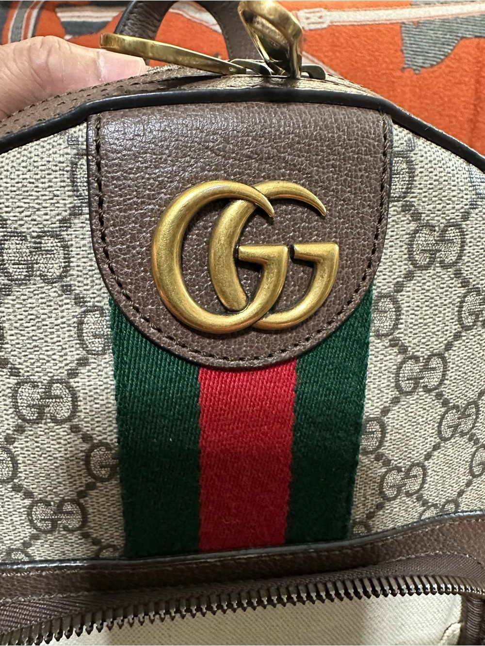 GUCCI ❤️🌟GG SUPREME OPHIDIA BACKPACK ⭐️ - Picture 7 of 12